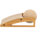 Škrabací rampa s míčem 40 × 17 × 20 cm dřevo/karton/sisal