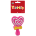 Rotaļlieta suņiem – Dog Fantasy Toy Yummies Latex Lollipop Heart, with sound, mix colors, 13 cm