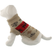 Sveter Dog Fantasy Winter Tale vianočny pletený se sobmi L 55cm