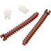 Maškrty Cobbys Pet SOFY Dental Sticks Salmon 48 g s 2 hračkami v tvare mačacej hlavy