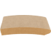 Škrabací rampa s míčem 40 × 17 × 20 cm dřevo/karton/sisal