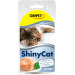 Konzerva pre mačky GimCat ShinyCat tuniak a krevety 2 × 70 g