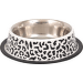 Miska DOG FANTASY nerez s gumou leopard 0,7l 23cm