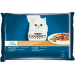 Konservi kaķiem – Gourmet Perle 4-pack (jērs/tuncis/pīle/tītars), 4 x 85 g