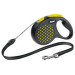 Inerces pavada suņiem - FLEXI Design Dots Cord S, 5 m, yellow