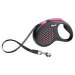 Поводок-рулетка - Flexi Design Dots Tape S, 5 м, pink