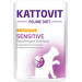Ветеринарные консервы для кошек – Kattovit Pouch Sensitive Chicken + Turkey, 85 г