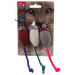 Hracka MC myska jutova farebna s catnipom 3ks 7,5cm