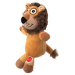 Игрушка для собак – Dog Fantasy, Silent Squeak Lion, Orange, 23 см
