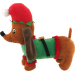 Hračka Dog Fantasy Winter Tale jazvečík pískací 27cm