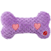 Hračka Dog Fantasy Cuddle kost nahřívací fialová 23 cm
