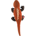 Hračka Dog Fantasy Jungle jašterica oranžová 45 cm