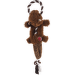 Hračka Dog Fantasy Skinneeez Veverka s provazem 35 cm