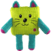 Hračka pro psy Dog Fantasy Cuties zvířátko žluté 17,5 cm