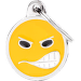 MyFamily známka gravírovacia smajlík angry