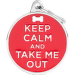 Známka My Family Charms popis KEEP CALM/OUT