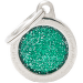 Známka My Family Shine logo kulatá malá zelená 