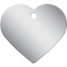 Медальон – Heart Large, Chrome