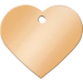 Medaljons – Heart Large, Gold