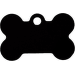 Medaljons – Bone Small, Black