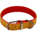 Kožený obojok BaF Jacky 58cm žltý