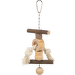 Trixie hračka Natural Living so zvončekom, 20 cm