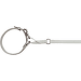 Trixie Vodítko s obojkom 1,2m/48cm strieborné