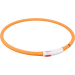 Отражающий ошейник для собак – TRIXIE Flash light ring USB, XS–XL: 70 см, orange