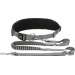 Поводок для бега - Waist Belt with Leash, black