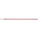 Vodítko pro psy Cavo Trixie S-M 1m*12mm červeno-stříbrné