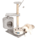 Mājiņa kaķiem – Pawise Economical Cat Tree, Cave and Toy, 85 cm