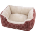Лежанка для собак – Pawise Dog Bed Cuddler, Brown Strip