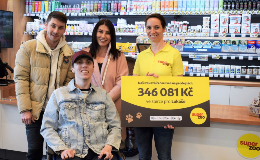 Podpořili jsme společně Lukášovu léčbu částkou 346 081 Kč